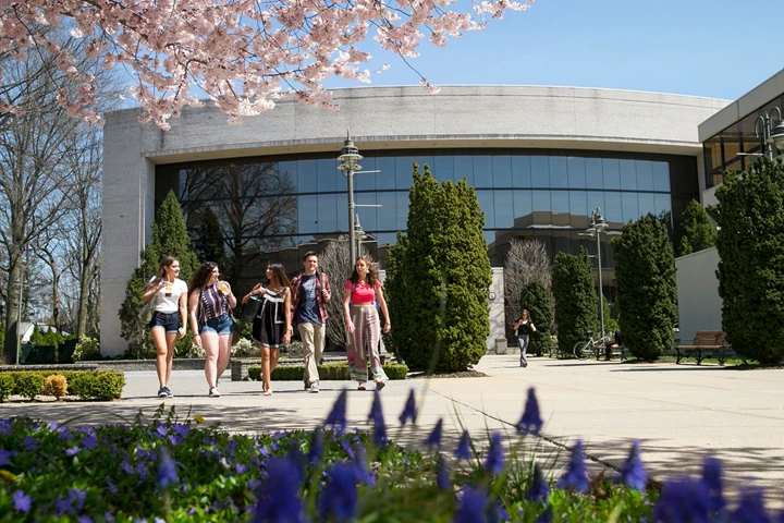 Hofstra Students Walking